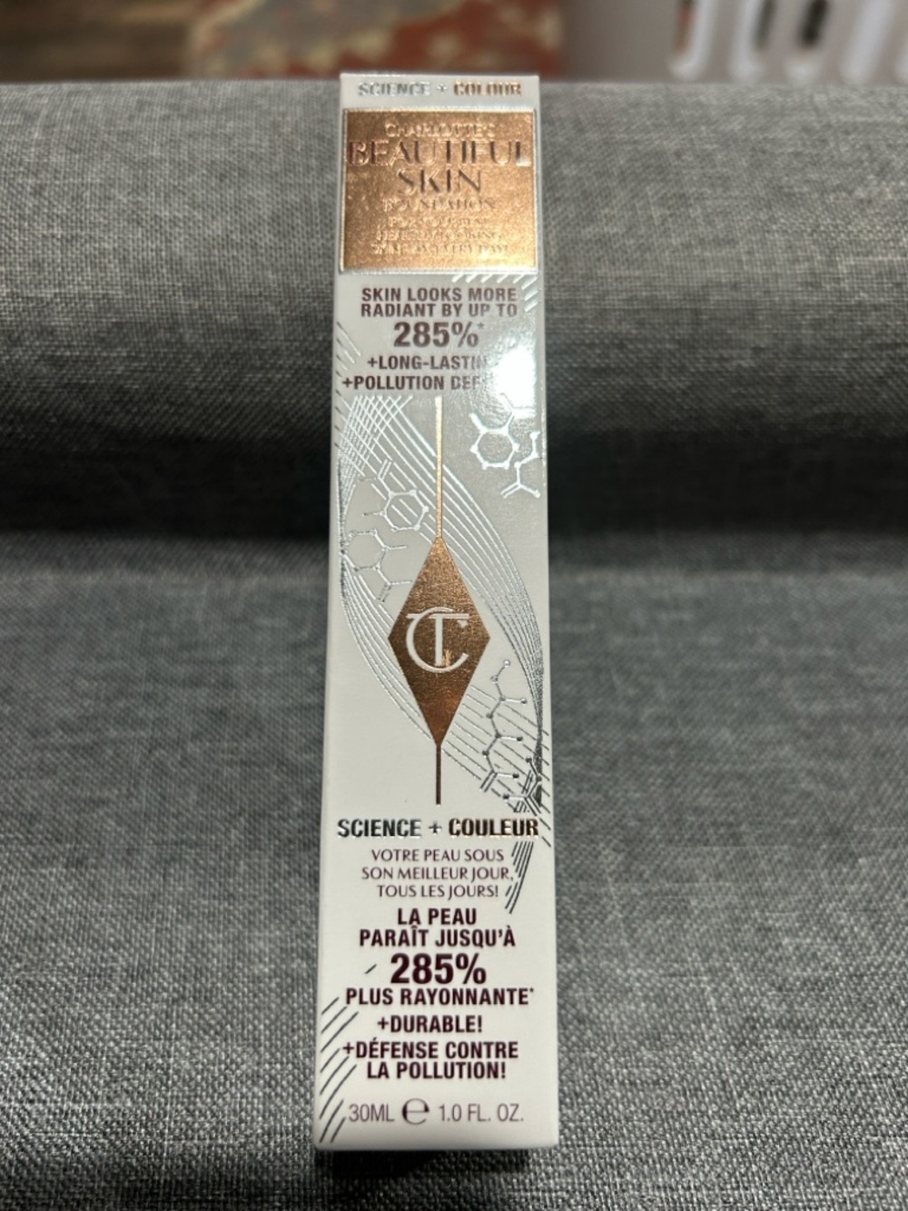 Charlotte Tilbury Beautiful Skin Foundation - Rose Gold & White